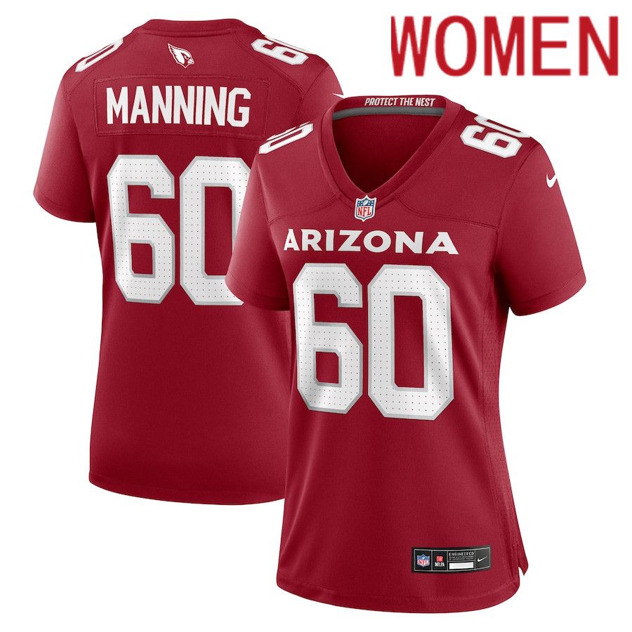 Women Arizona Cardinals 60 Ilm Manning Nike Cardinal Team Game NFL Jersey